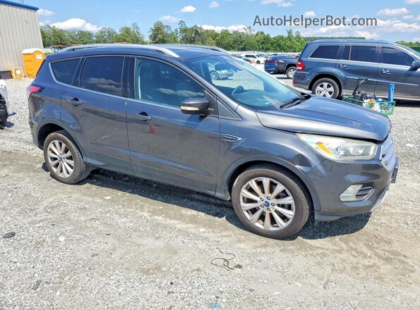 1FMCU9J98HUD56814 2017 FORD ESCAPE Gray Front right