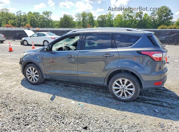 1FMCU9J98HUD56814 2017 FORD ESCAPE Gray Rear left