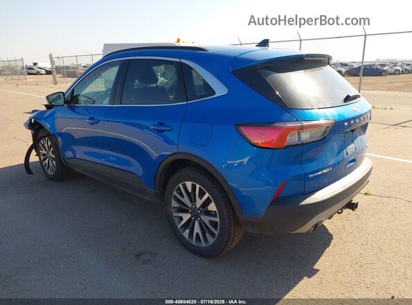 1FMCU9J98LUA11050 2020 FORD ESCAPE Blue Trasero izquierdo