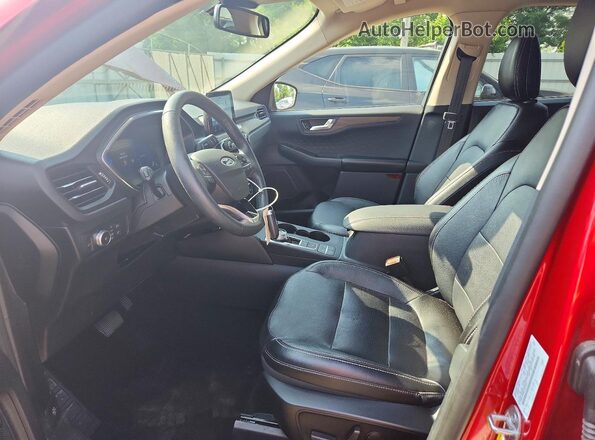 1FMCU9J98LUB37635 2020 FORD ESCAPE Red Widok wnętrza z przodu