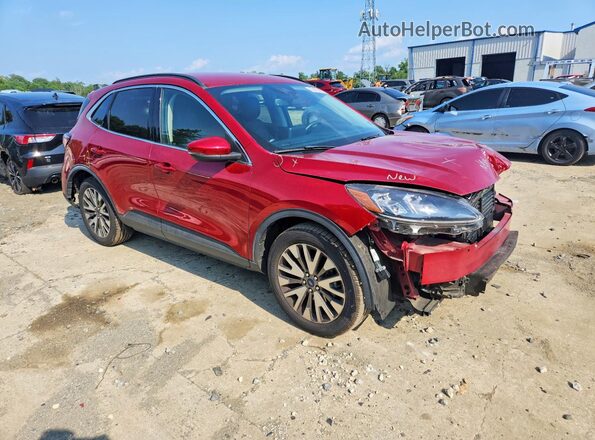 1FMCU9J98LUB37635 2020 FORD ESCAPE Red Przód prawy