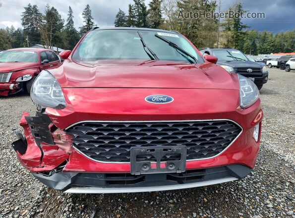 1FMCU9J98NUA08328 2022 FORD ESCAPE Красный Вид спереди