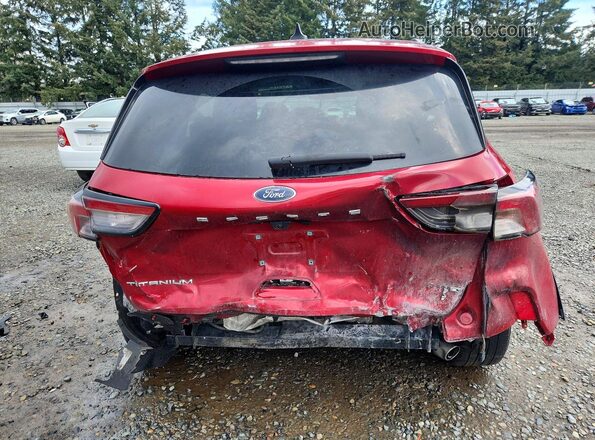 1FMCU9J98NUA08328 2022 FORD ESCAPE Красный Вид сзади