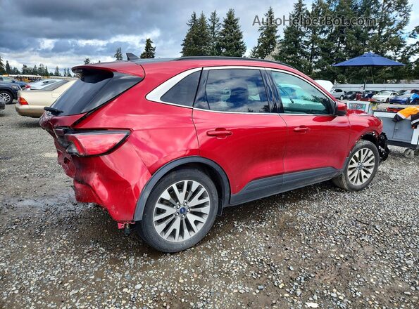 1FMCU9J98NUA08328 2022 FORD ESCAPE Красный Задняя правая четверть