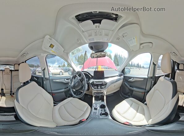 1FMCU9J98NUA08328 2022 FORD ESCAPE Красный Панорамный вид салона 360°