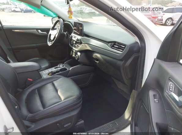 1FMCU9J98NUB41932 2022 FORD ESCAPE White Widok wnętrza z przodu