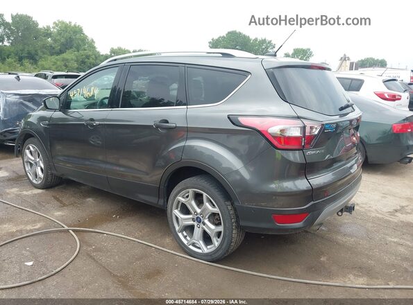 1FMCU9J99HUB52507 2017 FORD ESCAPE Gray Trasero izquierdo