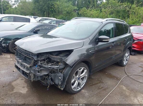 1FMCU9J99HUB52507 2017 FORD ESCAPE Gray Vista tres cuartos delantera izquierda
