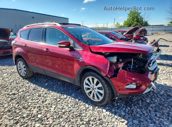 1FMCU9J99HUB75270 2017 FORD ESCAPE Red Front right