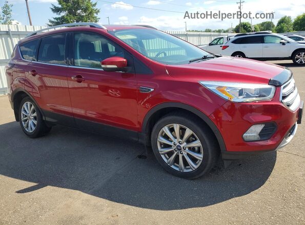 1FMCU9J99JUD04999 2018 FORD ESCAPE Красный Передняя правая четверть