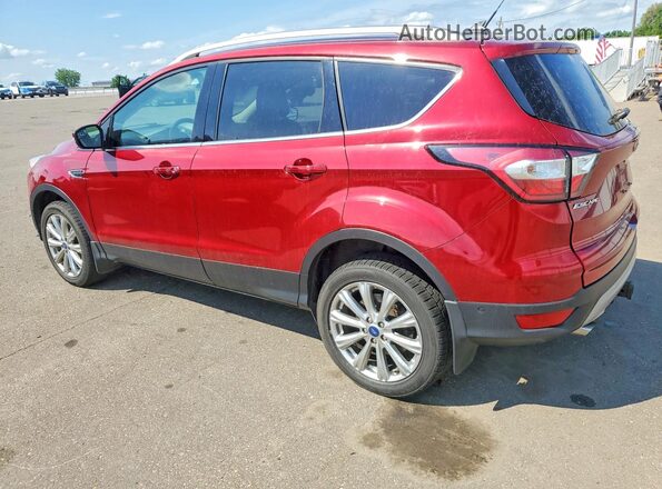 1FMCU9J99JUD04999 2018 FORD ESCAPE Красный Задняя левая четверть