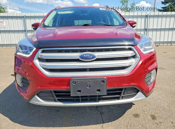 1FMCU9J99JUD04999 2018 FORD ESCAPE Красный Вид спереди
