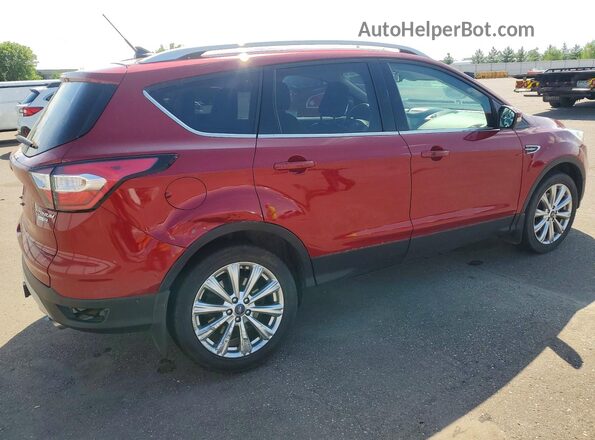 1FMCU9J99JUD04999 2018 FORD ESCAPE Красный Задняя правая четверть