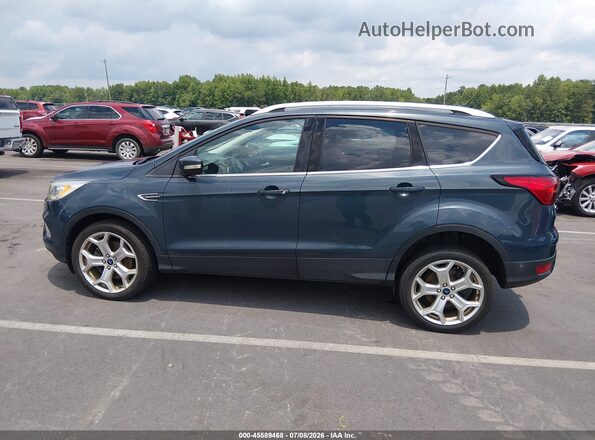 1FMCU9J99KUB45080 2019 FORD ESCAPE Light Blue Սալոնի 360 աստիճան տեսք