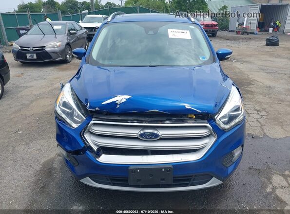1FMCU9J99KUB48822 2019 FORD ESCAPE Blue Вид спереду