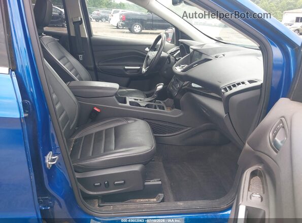 1FMCU9J99KUB48822 2019 FORD ESCAPE Blue Вид салону спереду