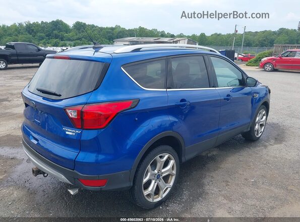 1FMCU9J99KUB48822 2019 FORD ESCAPE Blue Задня права чверть