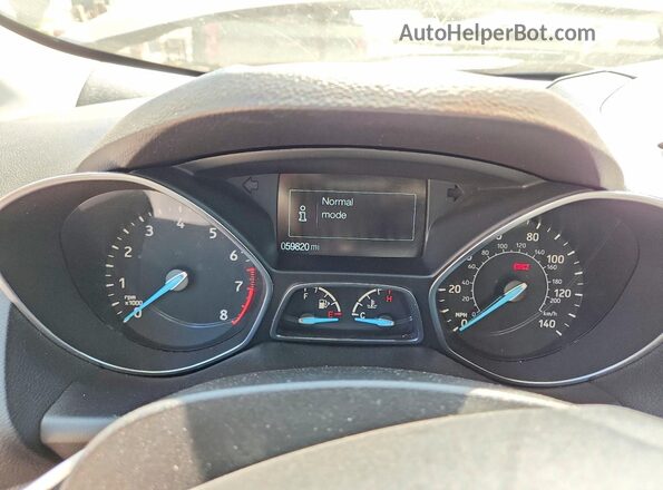 1FMCU9J99KUB55012 2019 FORD ESCAPE Black Widok zestawu wskaźników