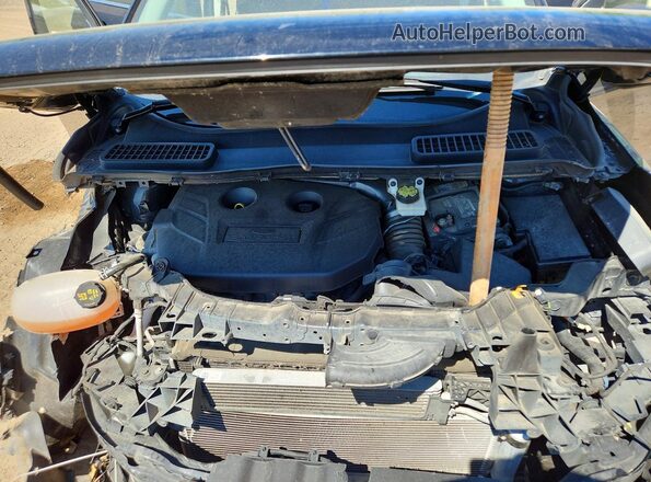 1FMCU9J99KUB55012 2019 FORD ESCAPE Black Widok komory silnika