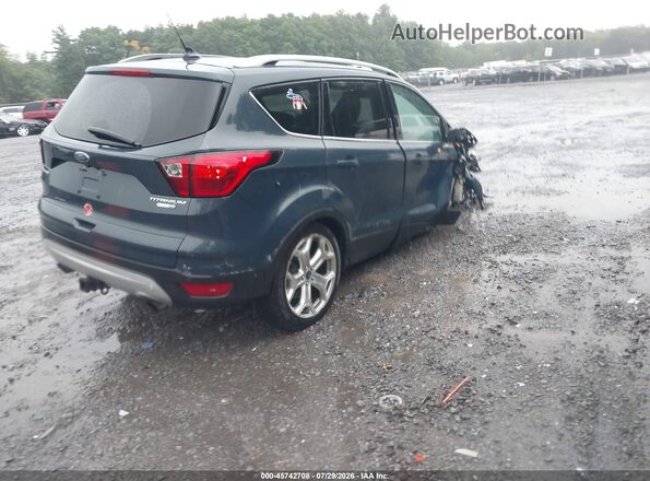 1FMCU9J99KUC43722 2019 FORD ESCAPE Blue Задня права чверть