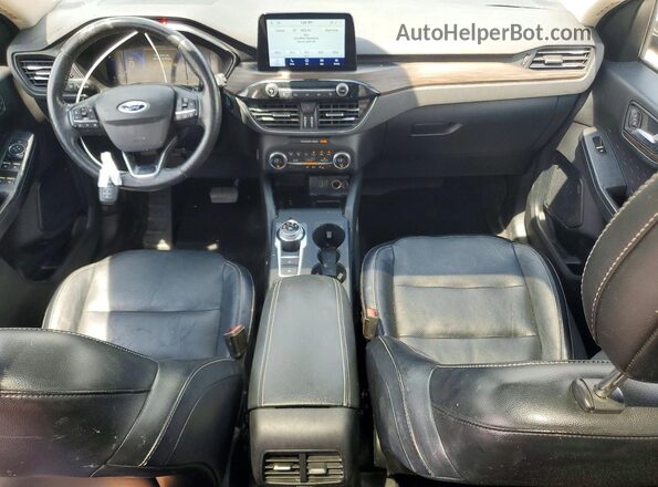 1FMCU9J99LUB57201 2020 FORD ESCAPE Black Вид панелі приладів