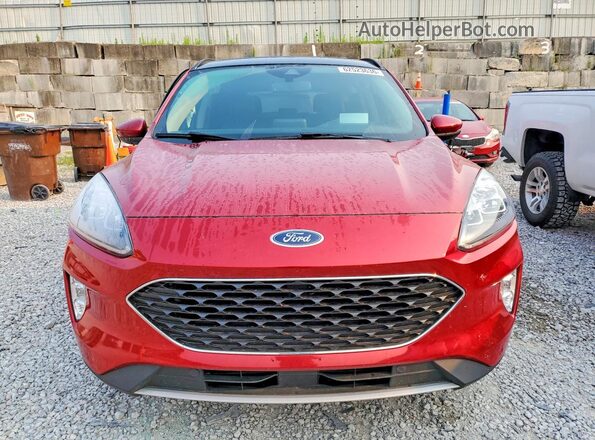 1FMCU9J99LUB97830 2020 FORD ESCAPE Red Front view