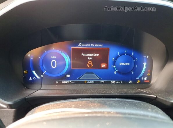 1FMCU9J99LUB97830 2020 FORD ESCAPE Red Instrument cluster view