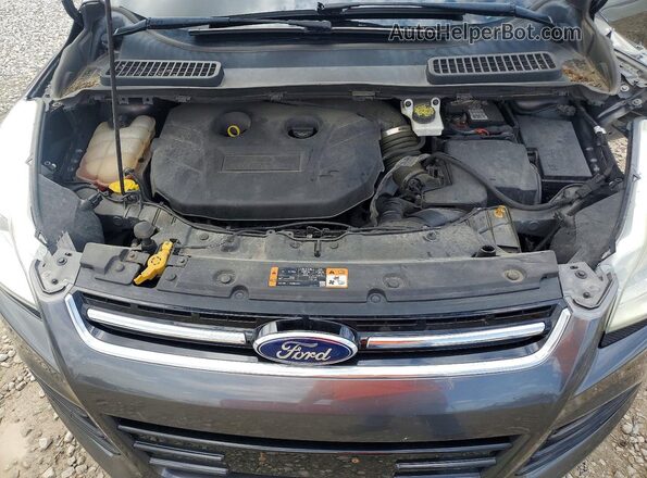 1FMCU9J9XGUA36604 2016 FORD ESCAPE Gray Engine compartment view