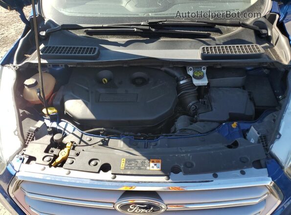 1FMCU9J9XHUB34811 2017 FORD ESCAPE Синий Вид подкапотного пространства