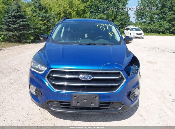 1FMCU9J9XHUC99676 2017 FORD ESCAPE Blue Vista del cuadro de instrumentos