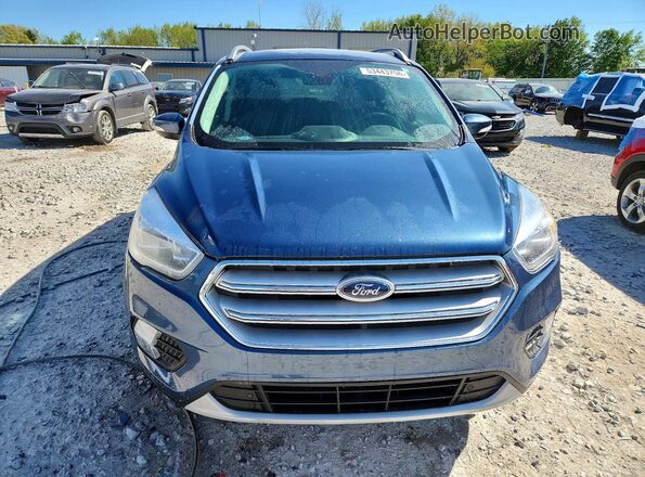1FMCU9J9XJUB23555 2018 FORD ESCAPE Blue Դիմացի տեսք