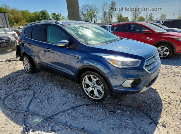 1FMCU9J9XJUB23555 2018 FORD ESCAPE Blue Առջևի աջ