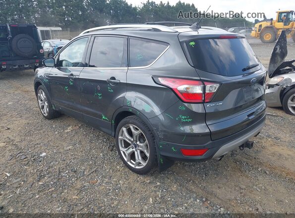 1FMCU9J9XJUC43582 2018 FORD ESCAPE Серый Задняя левая четверть