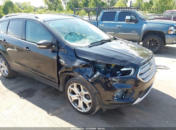 1FMCU9J9XKUC30560 2019 FORD ESCAPE Black Front view