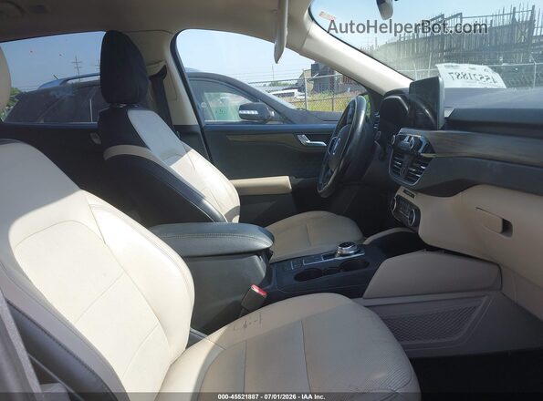 1FMCU9J9XLUA15505 2020 FORD ESCAPE Silver წინა სალონის ხედი