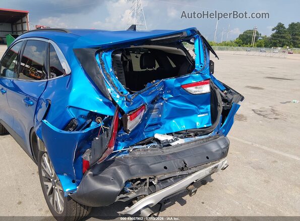 1FMCU9J9XLUB15846 2020 FORD ESCAPE Синий Вид спереди
