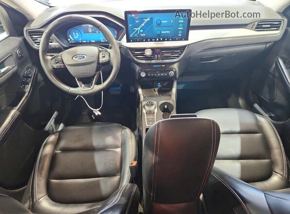 1FMCU9JA3PUB45089 2023 FORD ESCAPE Black Dashboard view