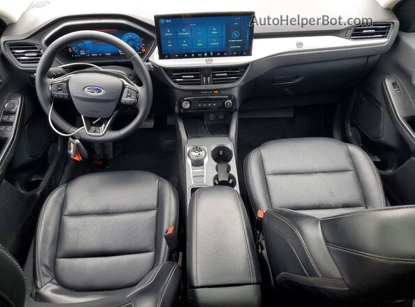 1FMCU9JA4SUB45255 2025 FORD ESCAPE Charcoal Dashboard view