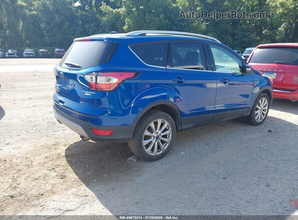 1FMCU9JD0HUC95320 2017 FORD ESCAPE Blue Rear right