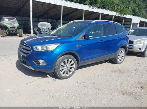 1FMCU9JD0HUC95320 2017 FORD ESCAPE Blue Front left