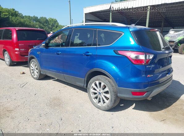 1FMCU9JD0HUC95320 2017 FORD ESCAPE Blue Rear left