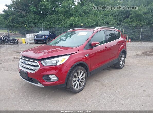1FMCU9JD2HUB33916 2017 FORD ESCAPE Red Передня ліва чверть