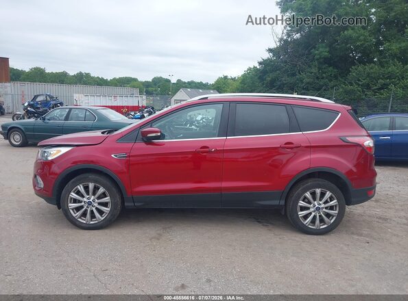 1FMCU9JD2HUB33916 2017 FORD ESCAPE Red Вид задньої частини салону