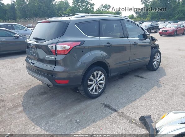 1FMCU9JD3HUC71612 2017 FORD ESCAPE Gray Trasero derecho