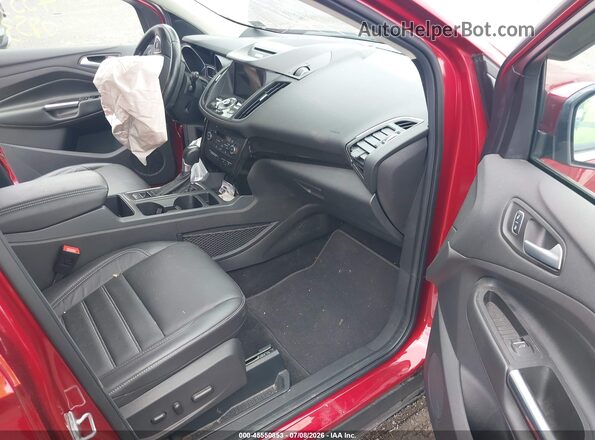 1FMCU9JD3HUE02554 2017 FORD ESCAPE Red Vista interior delantera