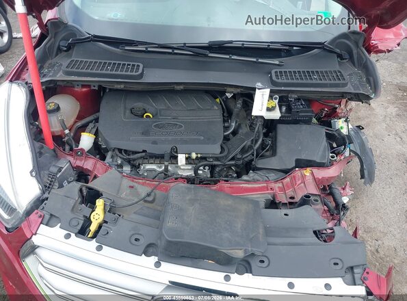 1FMCU9JD3HUE02554 2017 FORD ESCAPE Red Vista trasera