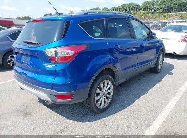 1FMCU9JD5HUA56927 2017 FORD ESCAPE Blue Задня права чверть