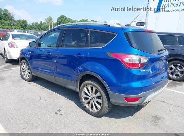 1FMCU9JD5HUA56927 2017 FORD ESCAPE Blue Задня ліва чверть