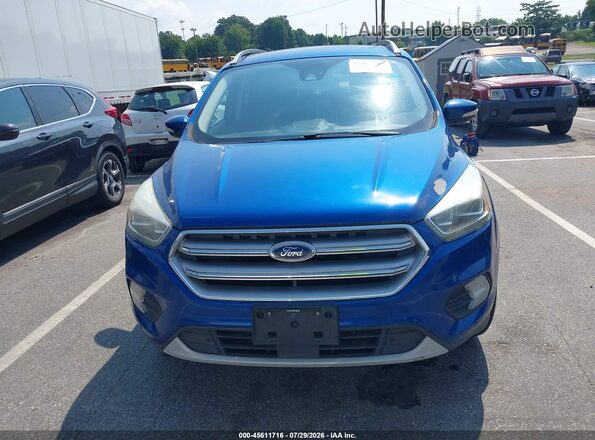 1FMCU9JD5HUA56927 2017 FORD ESCAPE Blue Вид щитка приладів