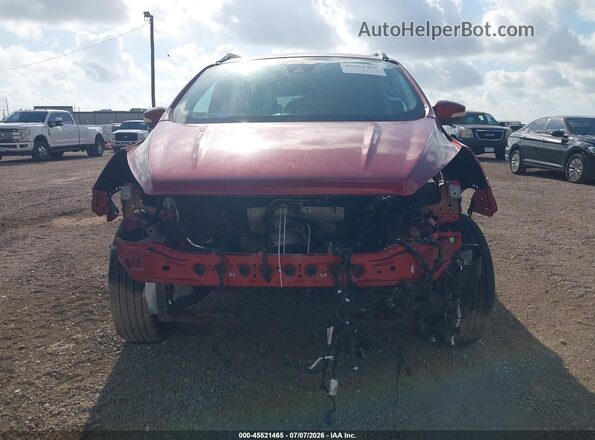 1FMCU9JD5HUC13663 2017 FORD ESCAPE Red Вид щитка приладів